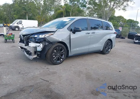 2025 Toyota Sienna Xse z USA, uszkodzony, nr VIN 5TDDRKEC5SS252980